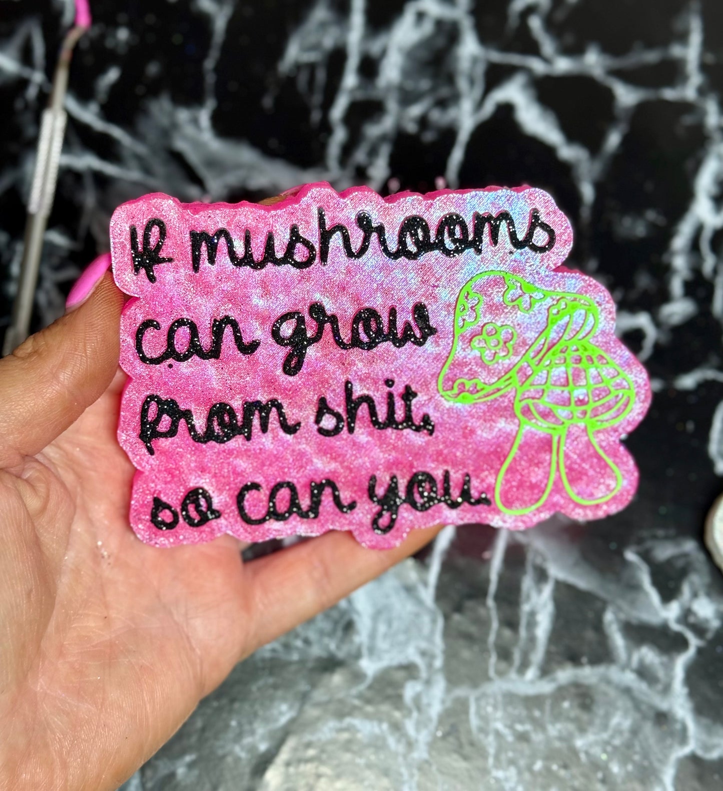 If Mushrooms can grow from shit, so can you