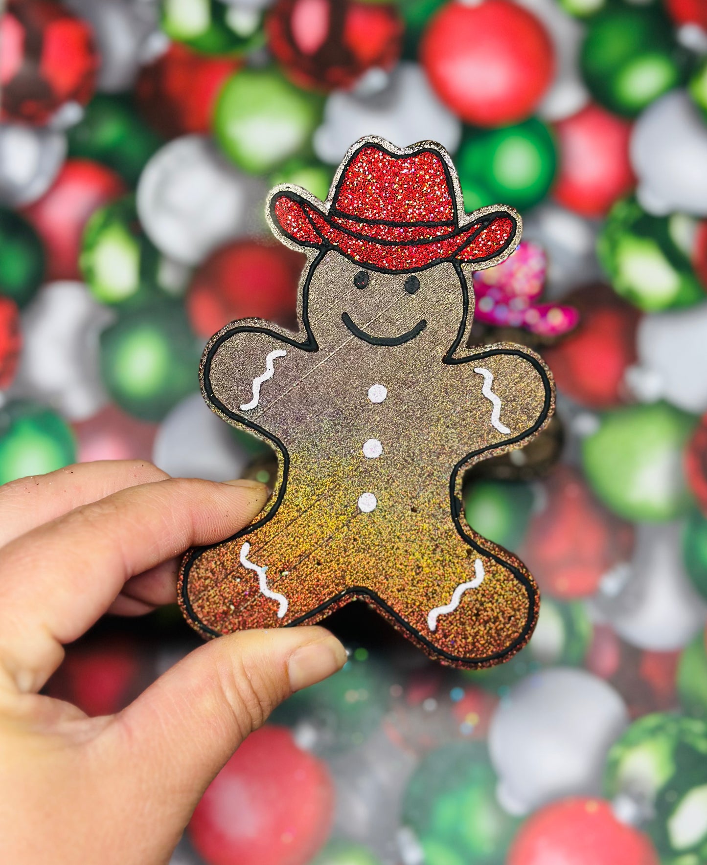 Cowboy Gingerbread Man (please put hat color in notes)