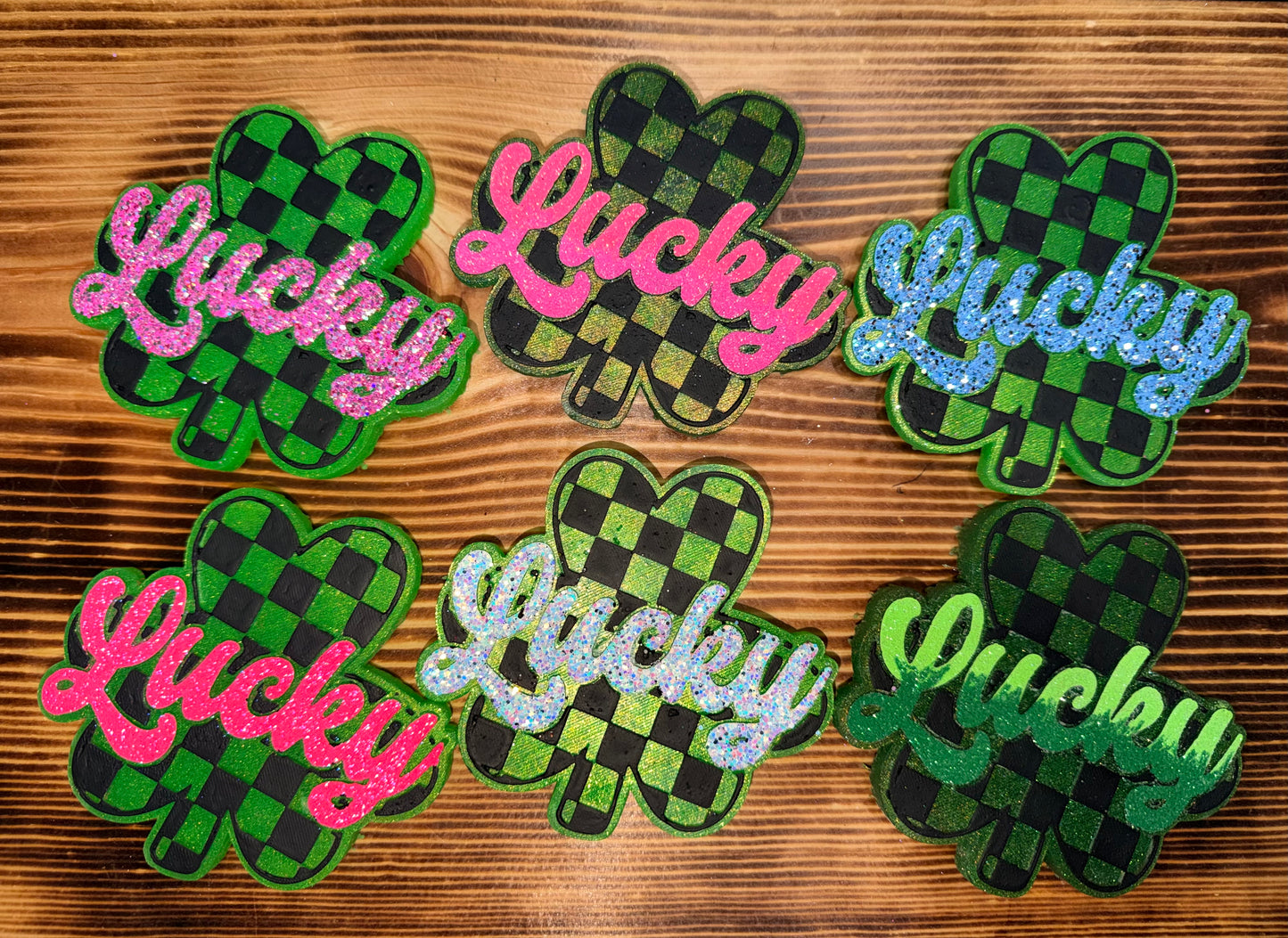 Checkered Lucky Shamrock