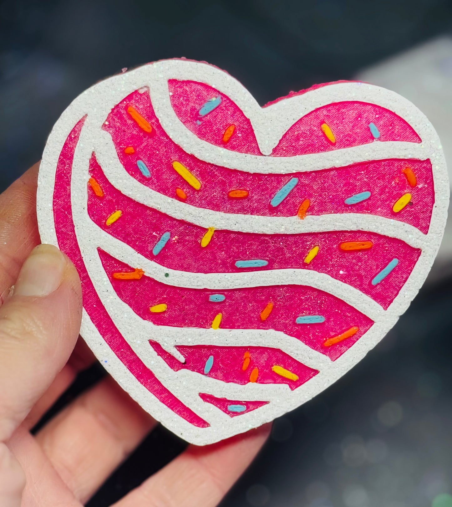 💗Colorful Heart Snack Cake💗