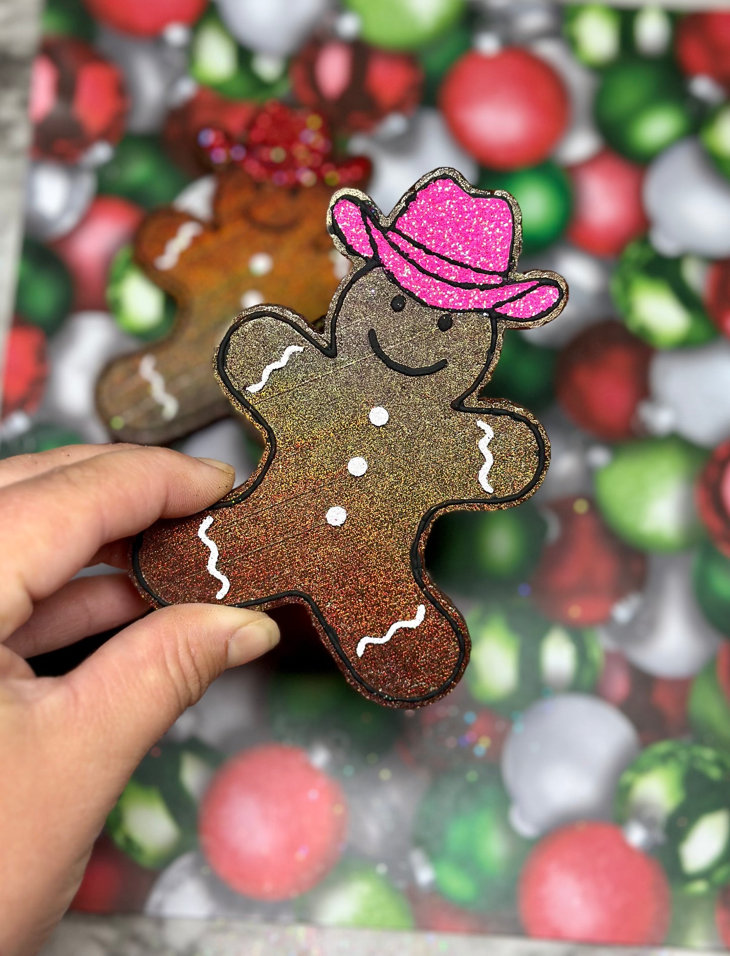 Cowboy Gingerbread Man (please put hat color in notes)