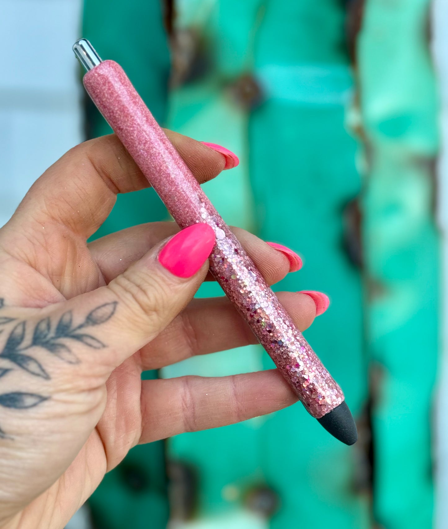 Pink Chunky to Fine Glitter Pen Pre-Order