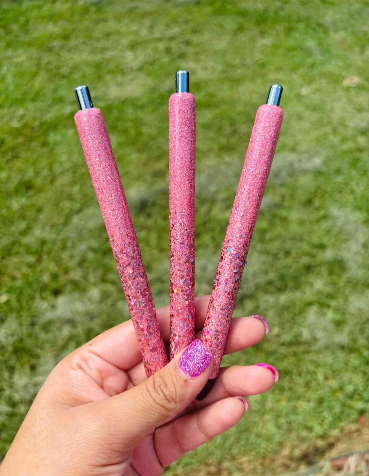 Pink Chunky to Fine Glitter Pen Pre-Order
