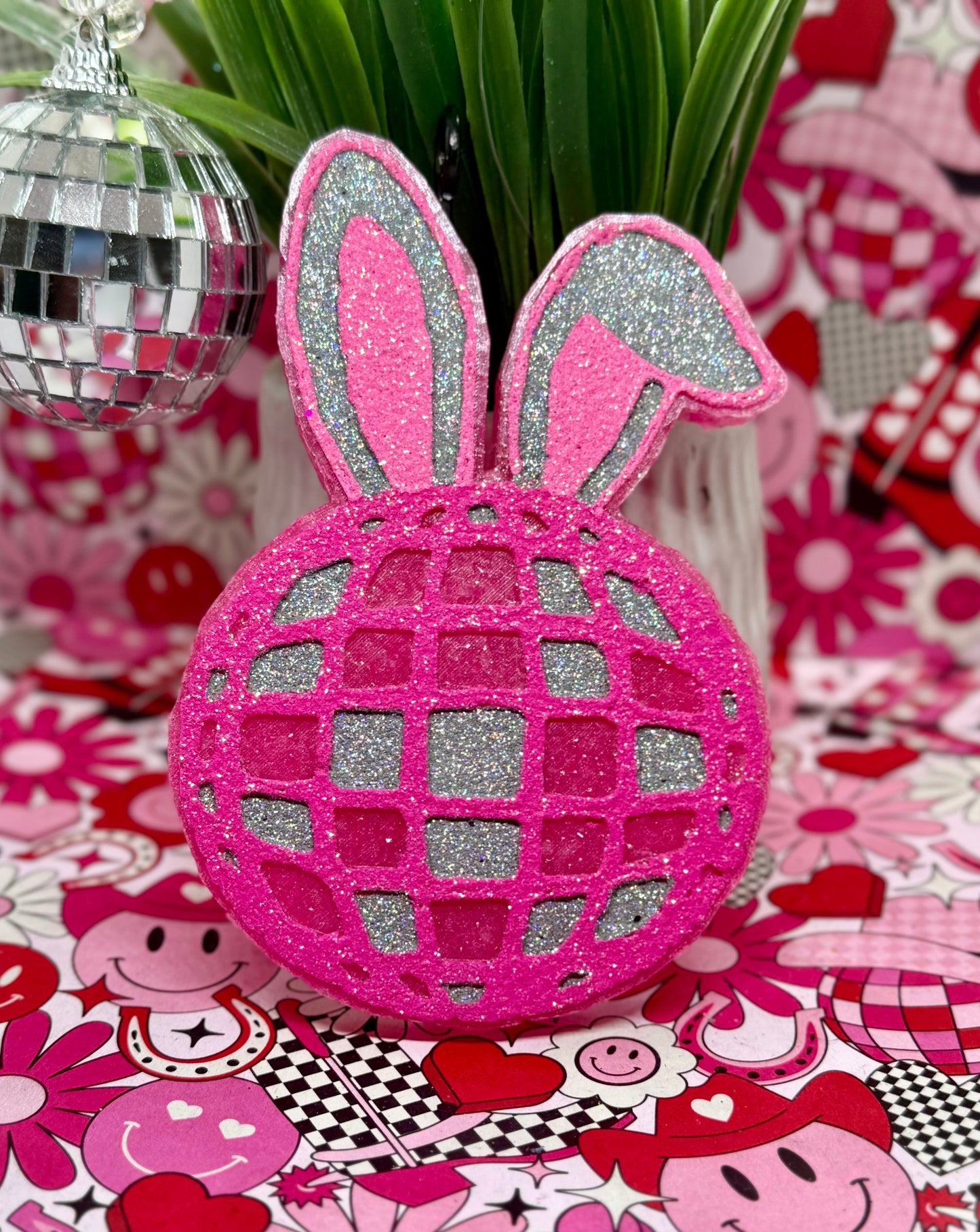 Pink Disco Bunny