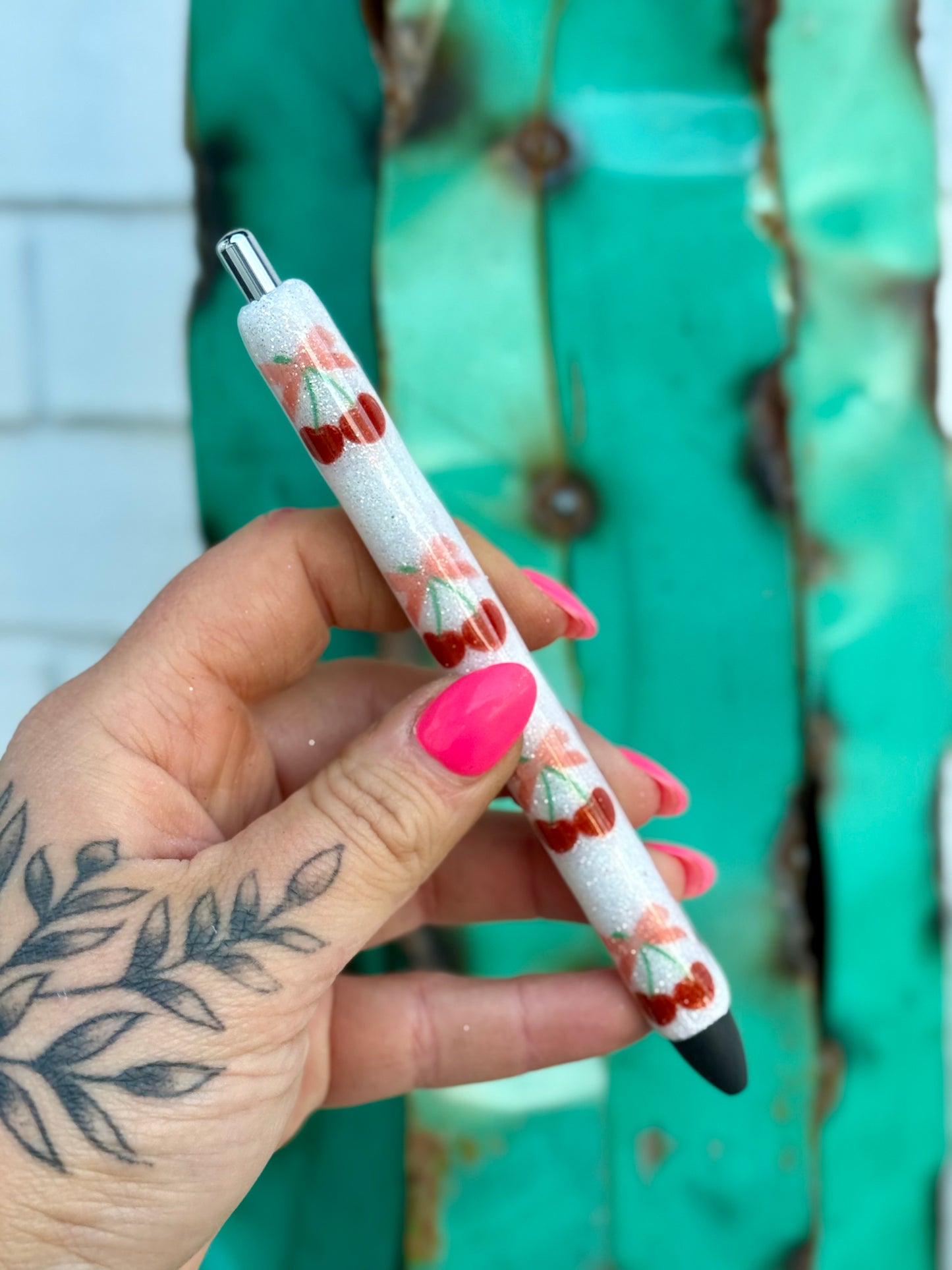 Cherries Glitter Pen Pre-Order