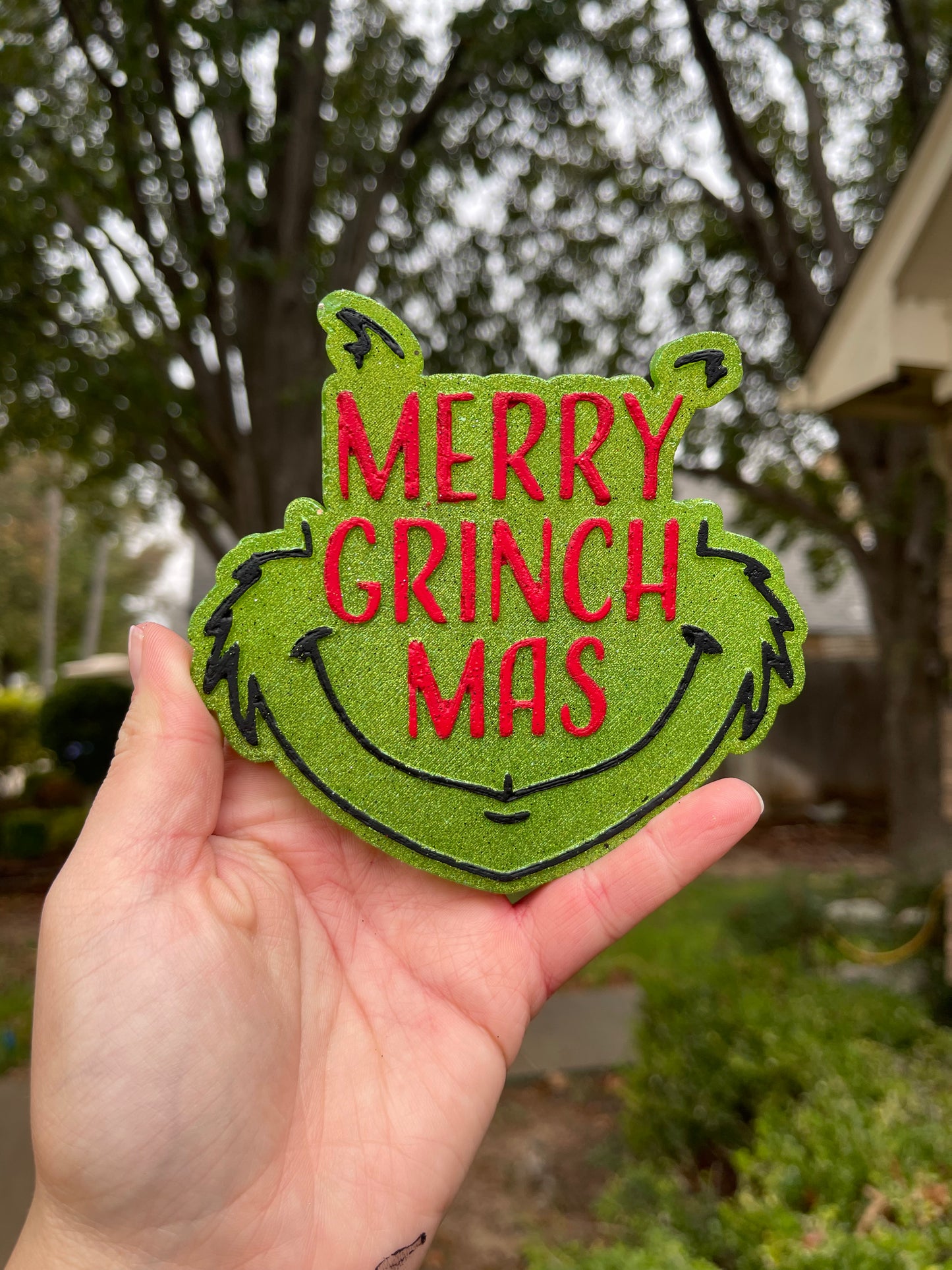 ❤️Holographic Merry Grinchmas💚
