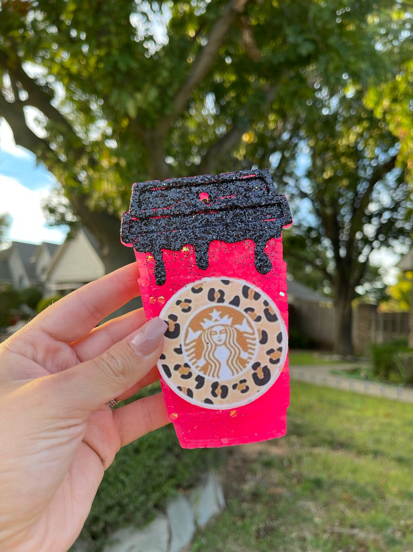 ✨Drip Latte✨ (Leopard Cardstock)