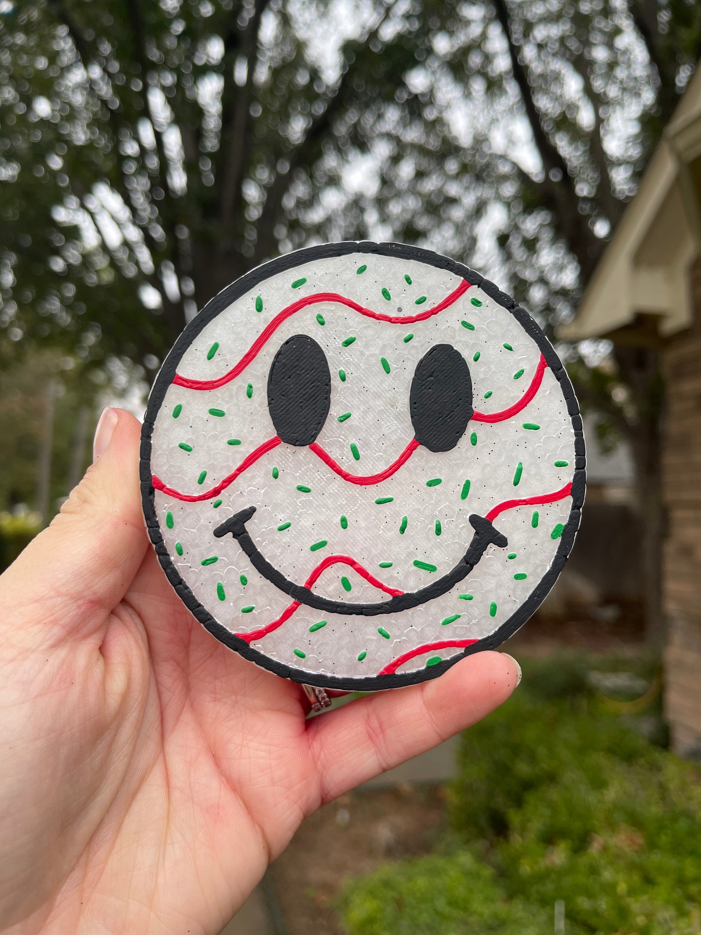 💚Snack Cake Smiley black outline❤️
