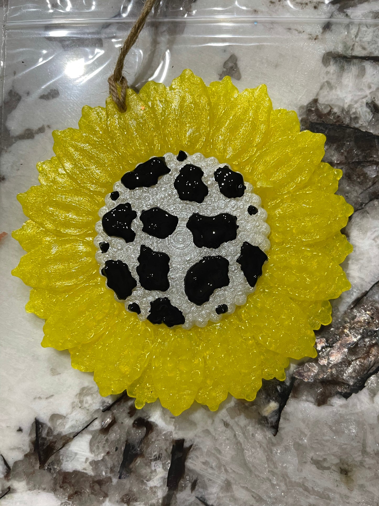 Cow Print Sunflower