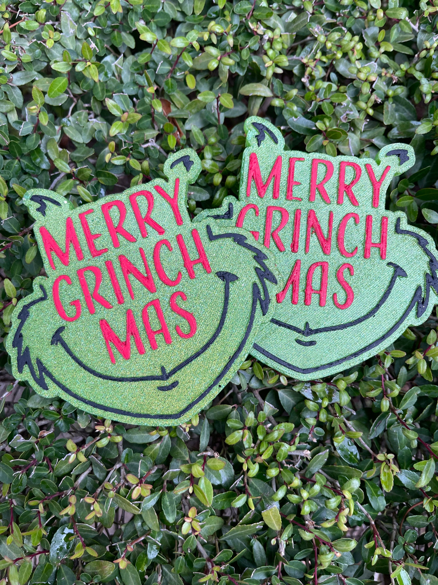 ❤️Holographic Merry Grinchmas💚