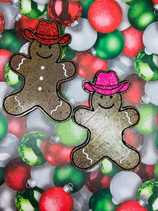 Cowboy Gingerbread Man  (please put hat color in notes)