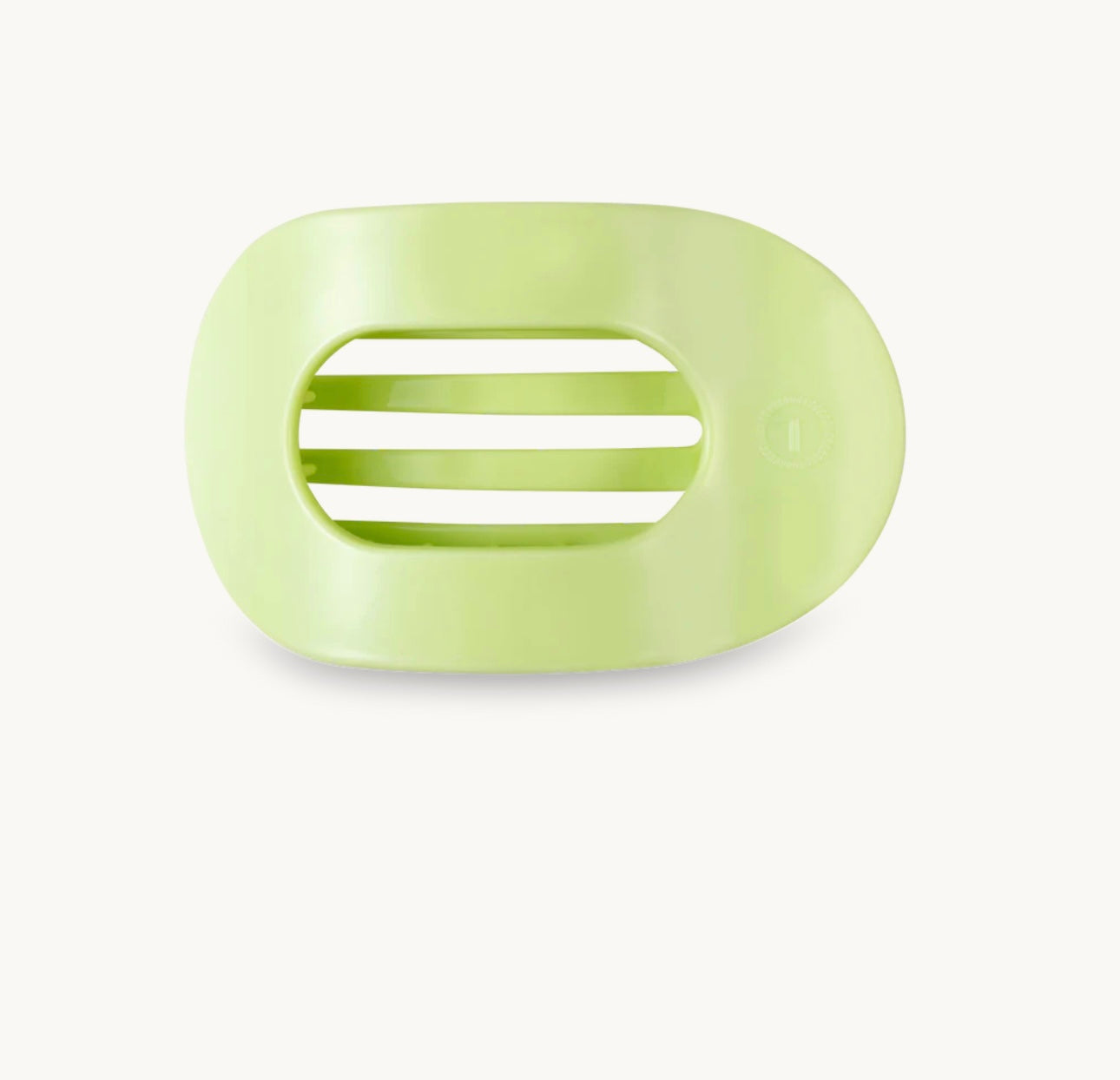 ALOE, THERE! GREEN SMALL FLAT HAIR CLIP