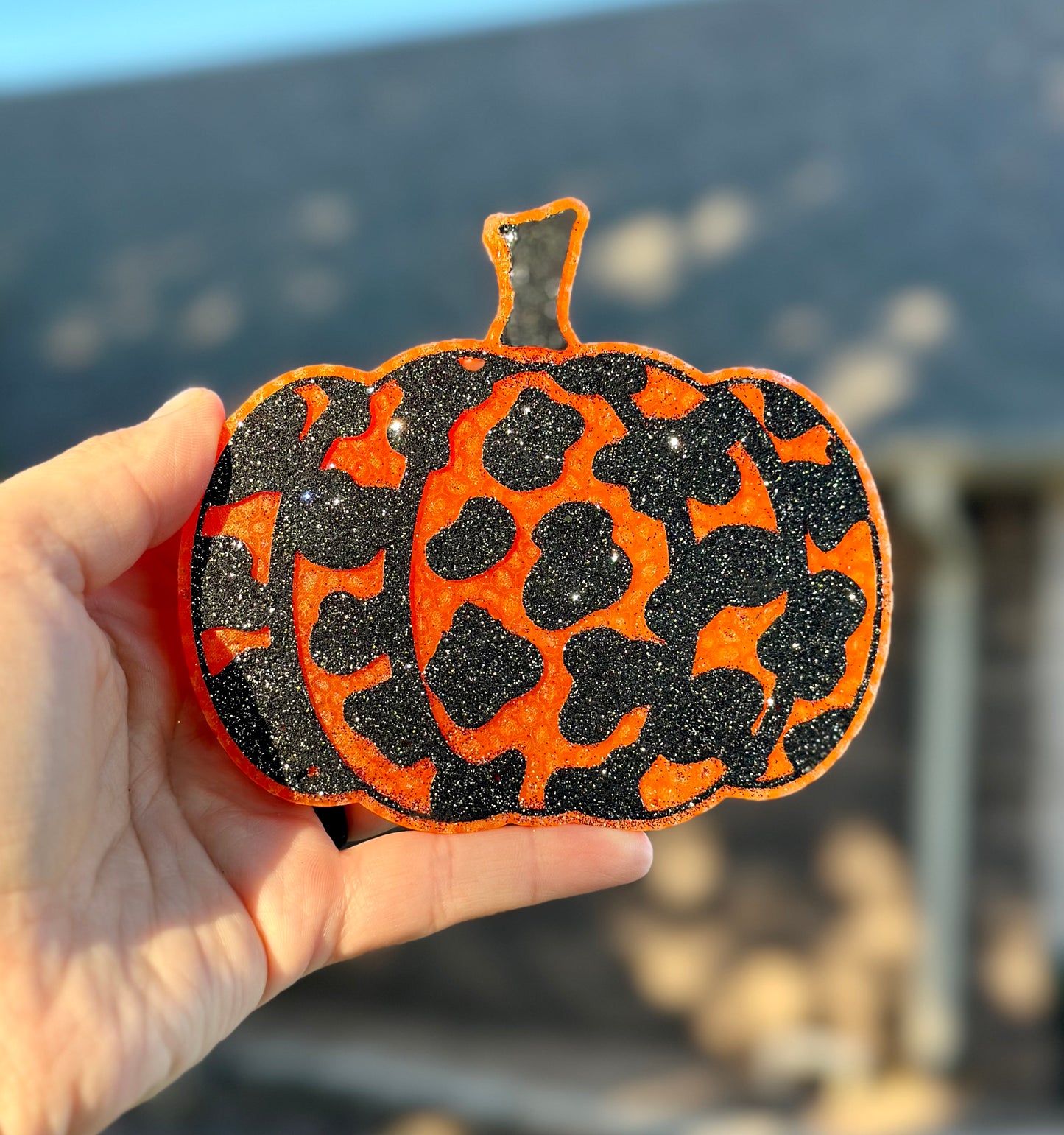 Cow Print Pumpkin