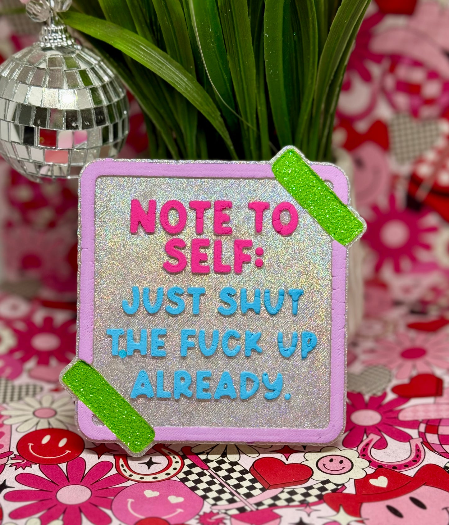 Note to self: just shut the fuck up already