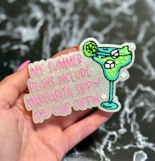 My summer plans include margarita sippin’ and chip dippin’