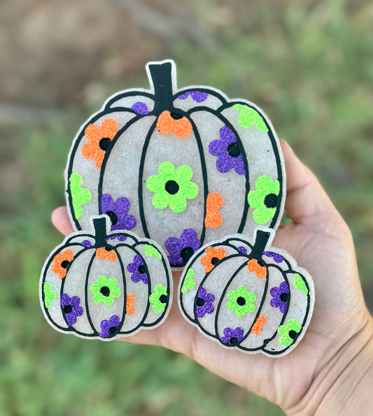 Halloween Themed Floral Pumpkins