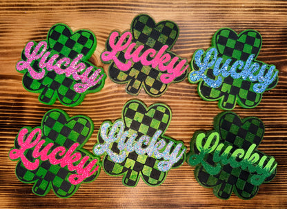 Checkered Lucky Shamrock
