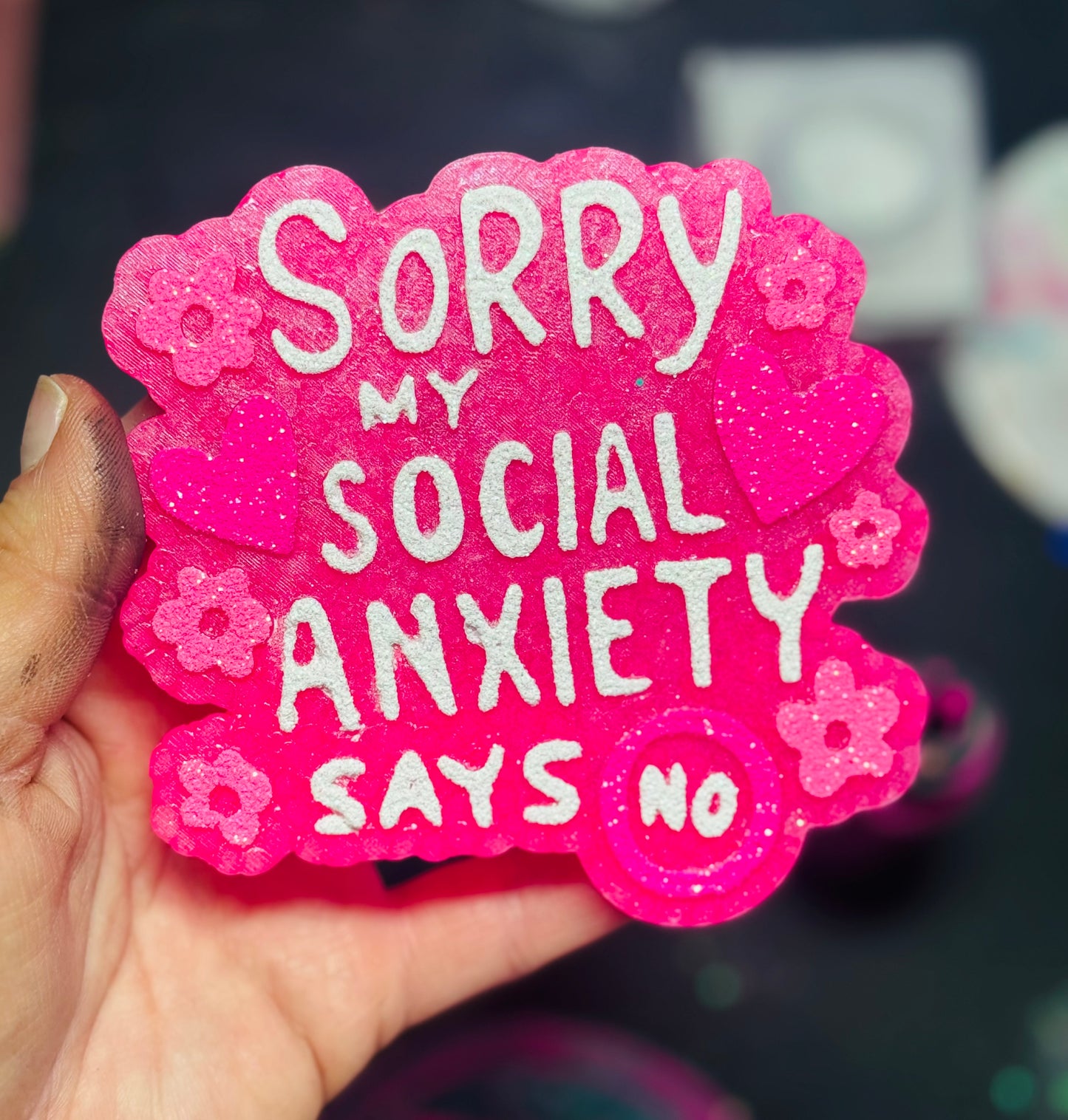 Sorry my Social Anxiety Says No