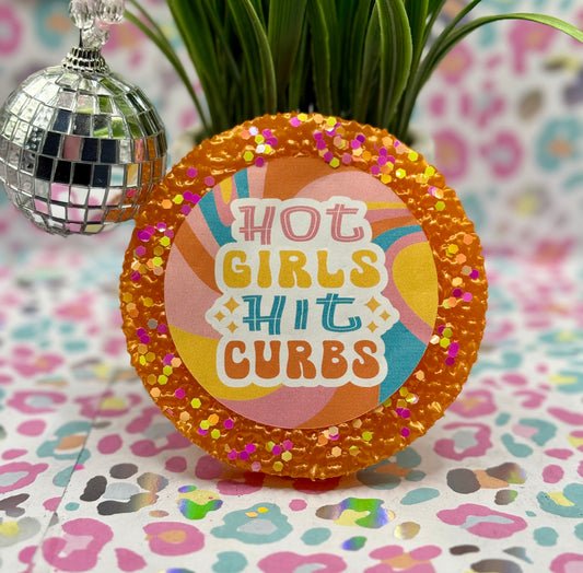 Hot girls hit curbs