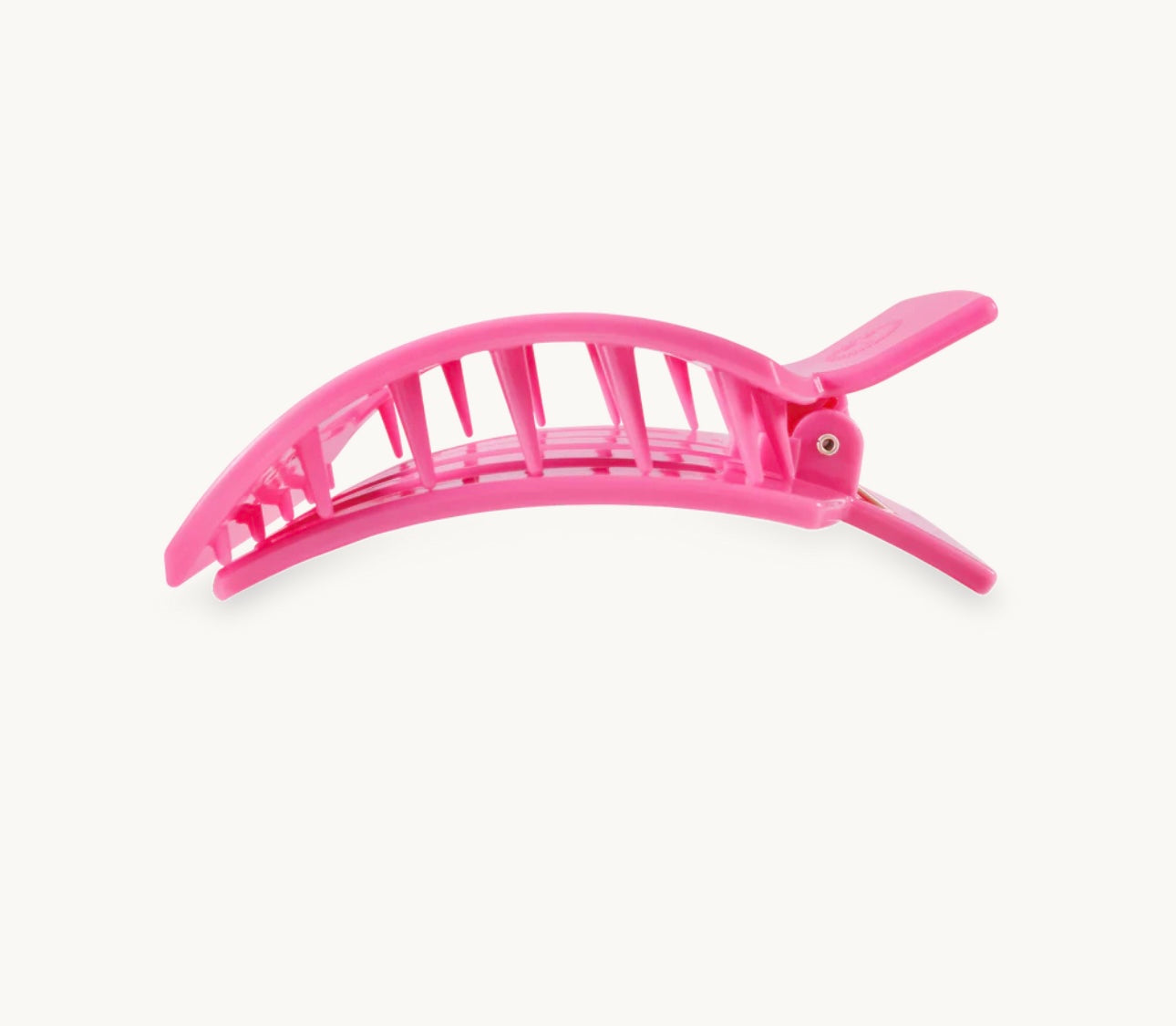 Paradise Pink Large Flat Square Hair Clip