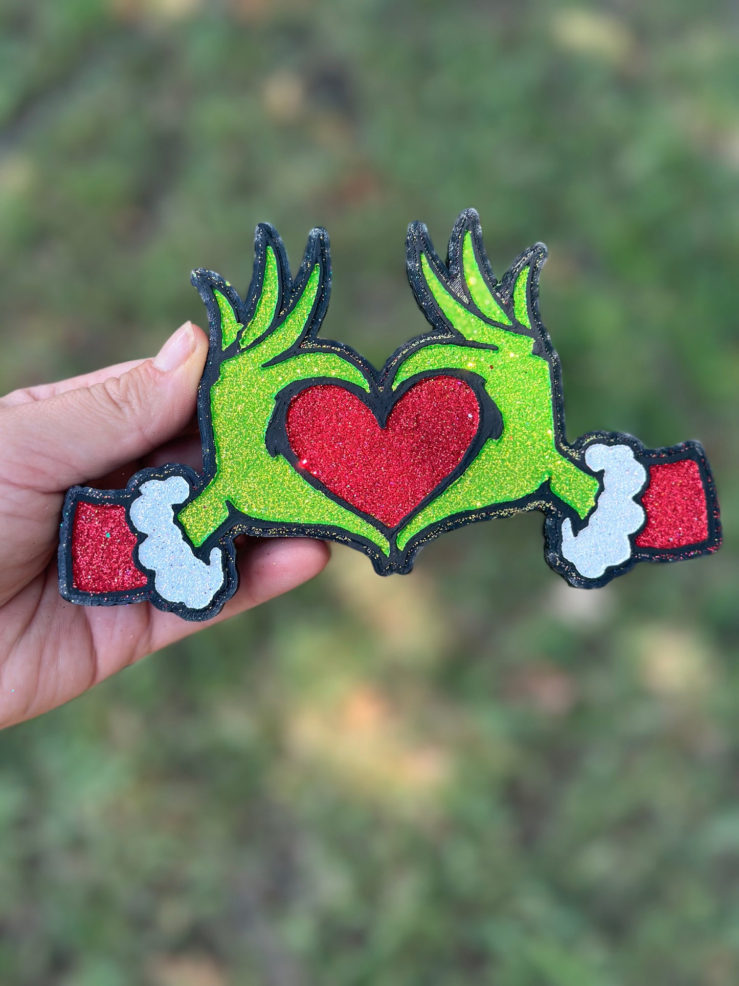 💚❤️Grinch Heart Hands❤️💚