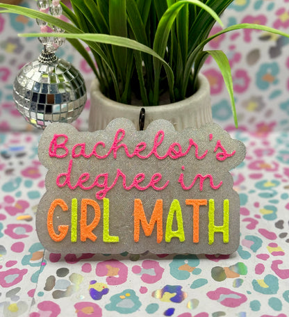 Bachelors Degree in Girl Math