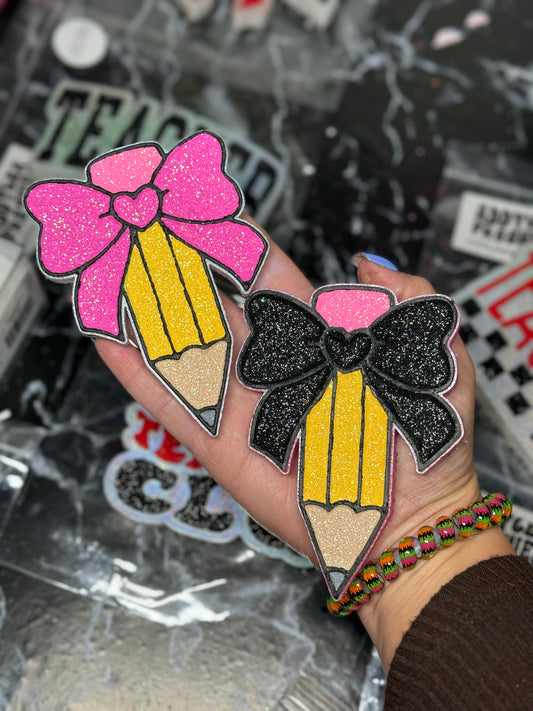Pencil with Bow Teacher
