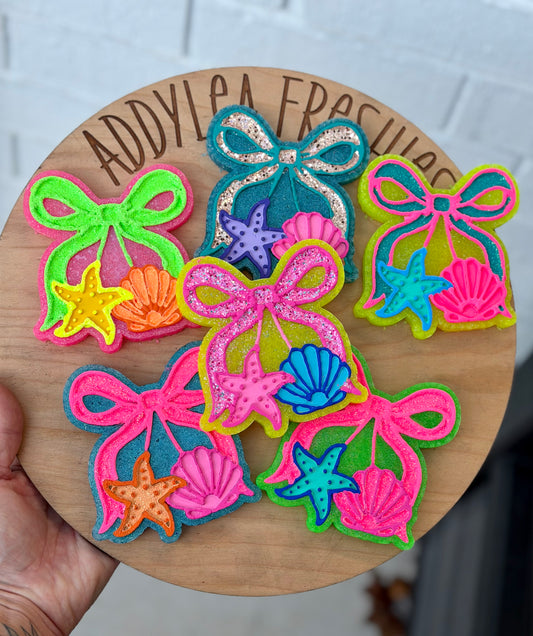 Seashells and Starfish Bows Summer