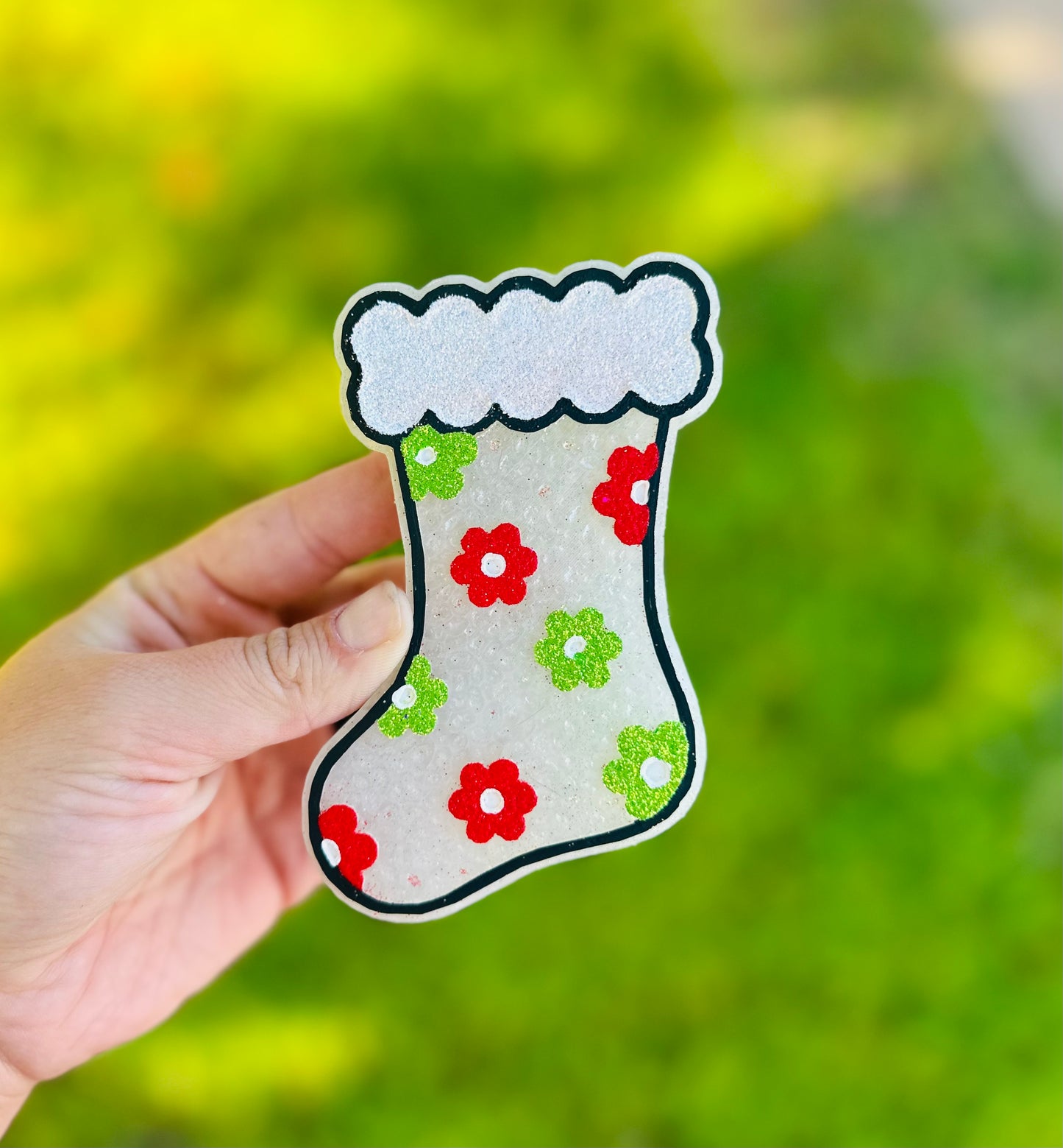 Floral Stocking