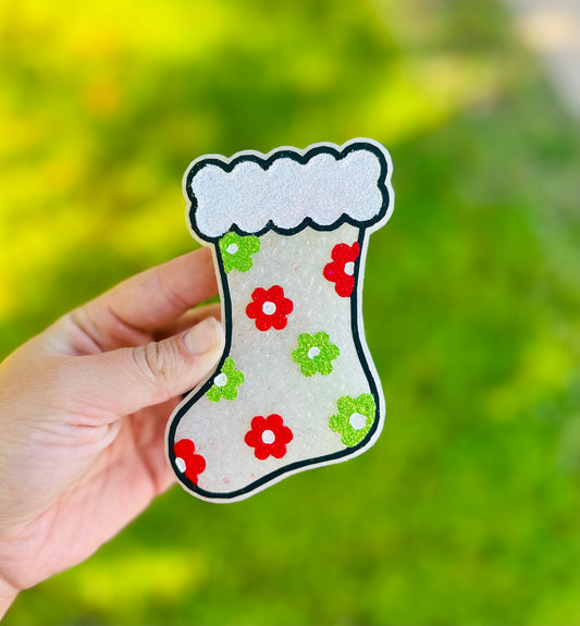 Floral Stocking