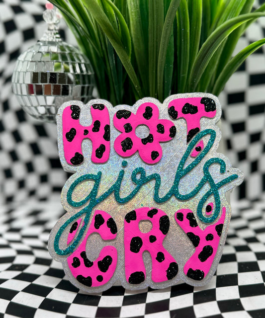 Hot Girls Cry Cow Print