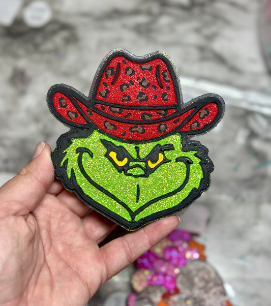 Cowboy Grinch w/ Leopard