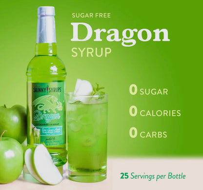 Sour Green Apple Dragon Skinny Syrup