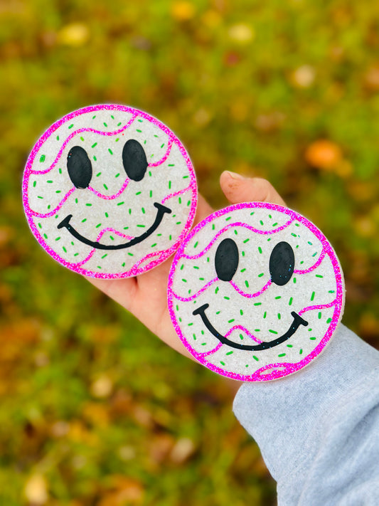 💚🩷Pink Snack Cake Smiley🩷💚