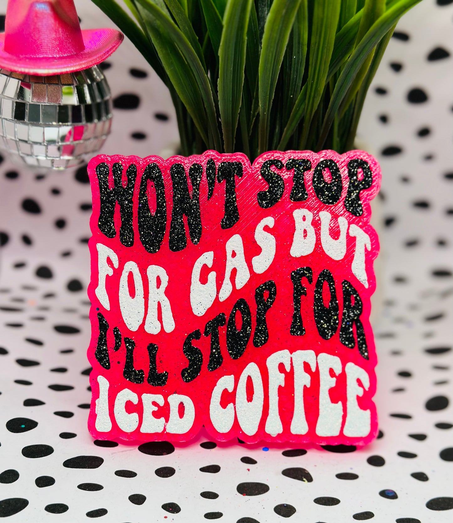 Won’t stop for gas but I’ll stop for iced coffee