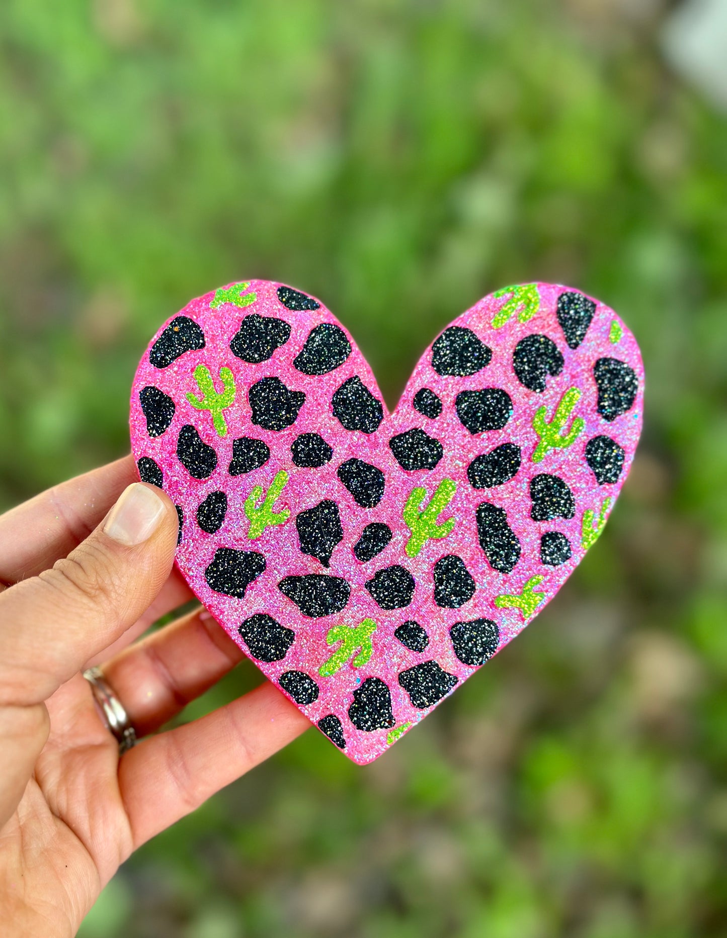 🌵💗Cactus Cow Print Heart💗🌵