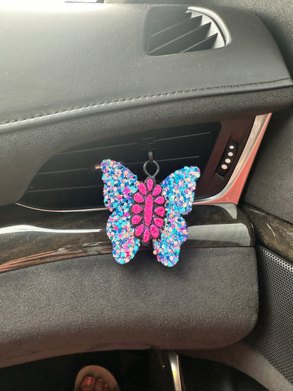 🦋Squash Blossom Butterfly Vents🦋 (glitter can be changed, just type in notes)