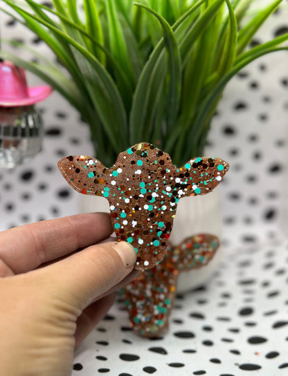 Cow (Teeter Glitter) Vent Clips