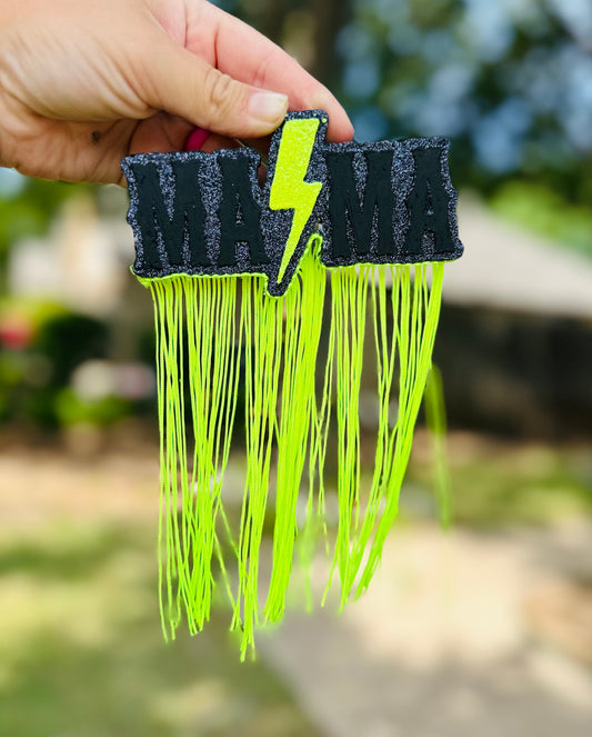 Mama Bolt w/neon fringe