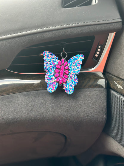 🦋Squash Blossom Butterfly Vents🦋 (glitter can be changed, just type in notes)