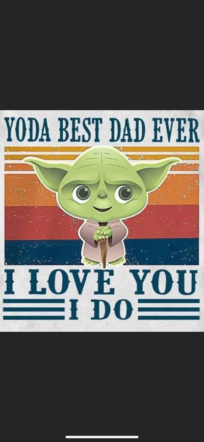 Yoda Best Dad Cardstock