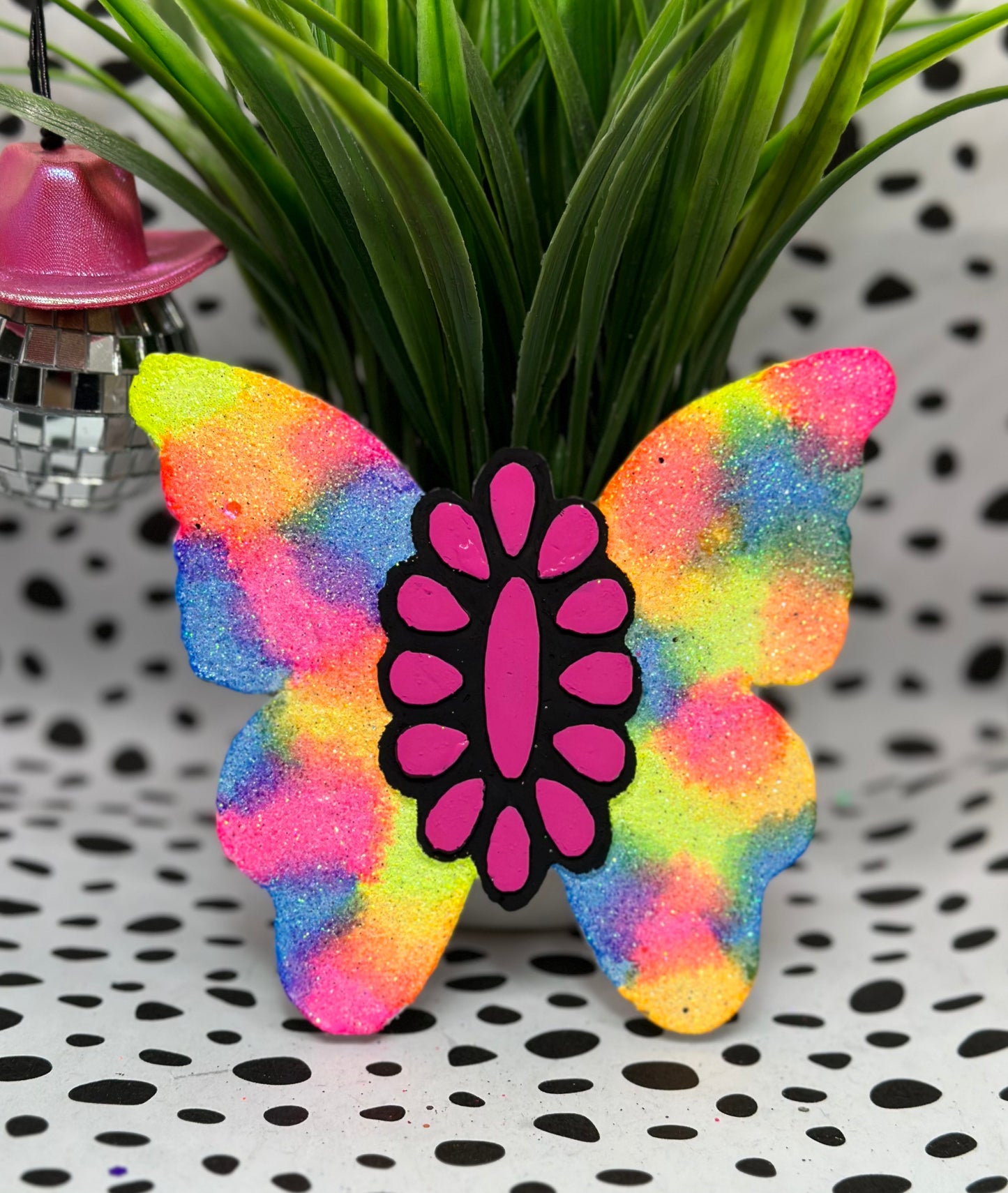 Tie Dye Squash Blossom Butterfly