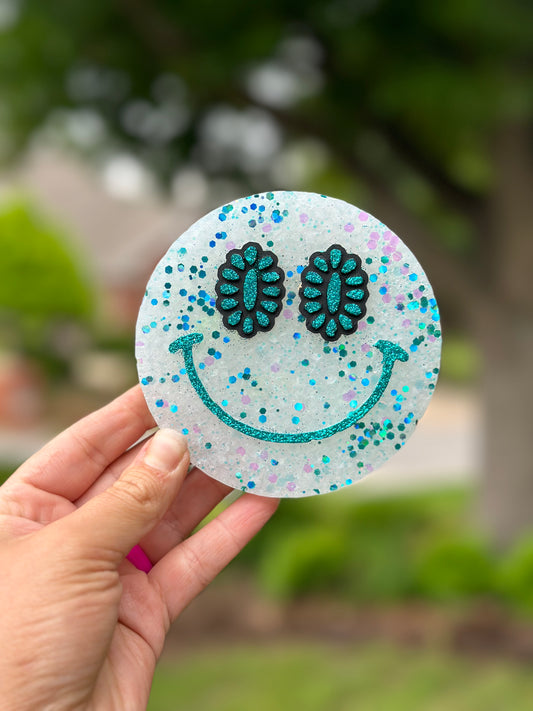 Turquoise Smiley