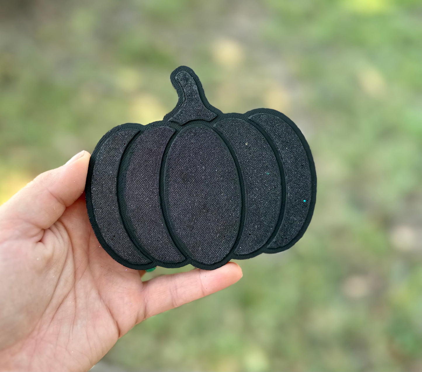 ✨🖤Black Holographic Pumpkin🖤✨