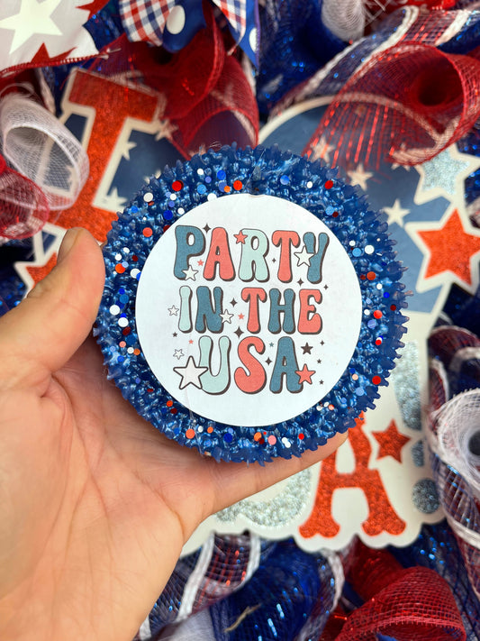 ❤️🇺🇸💙Party in the USA💙🇺🇸❤️ bow not included