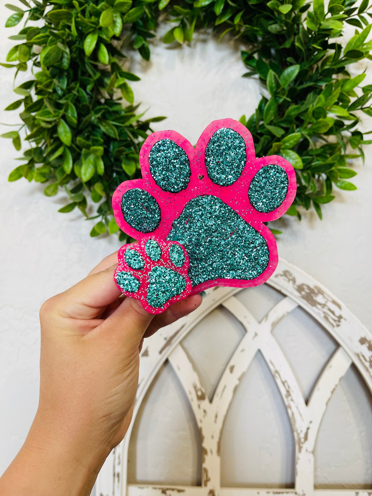 Glitter Paw/Vent Clip Set