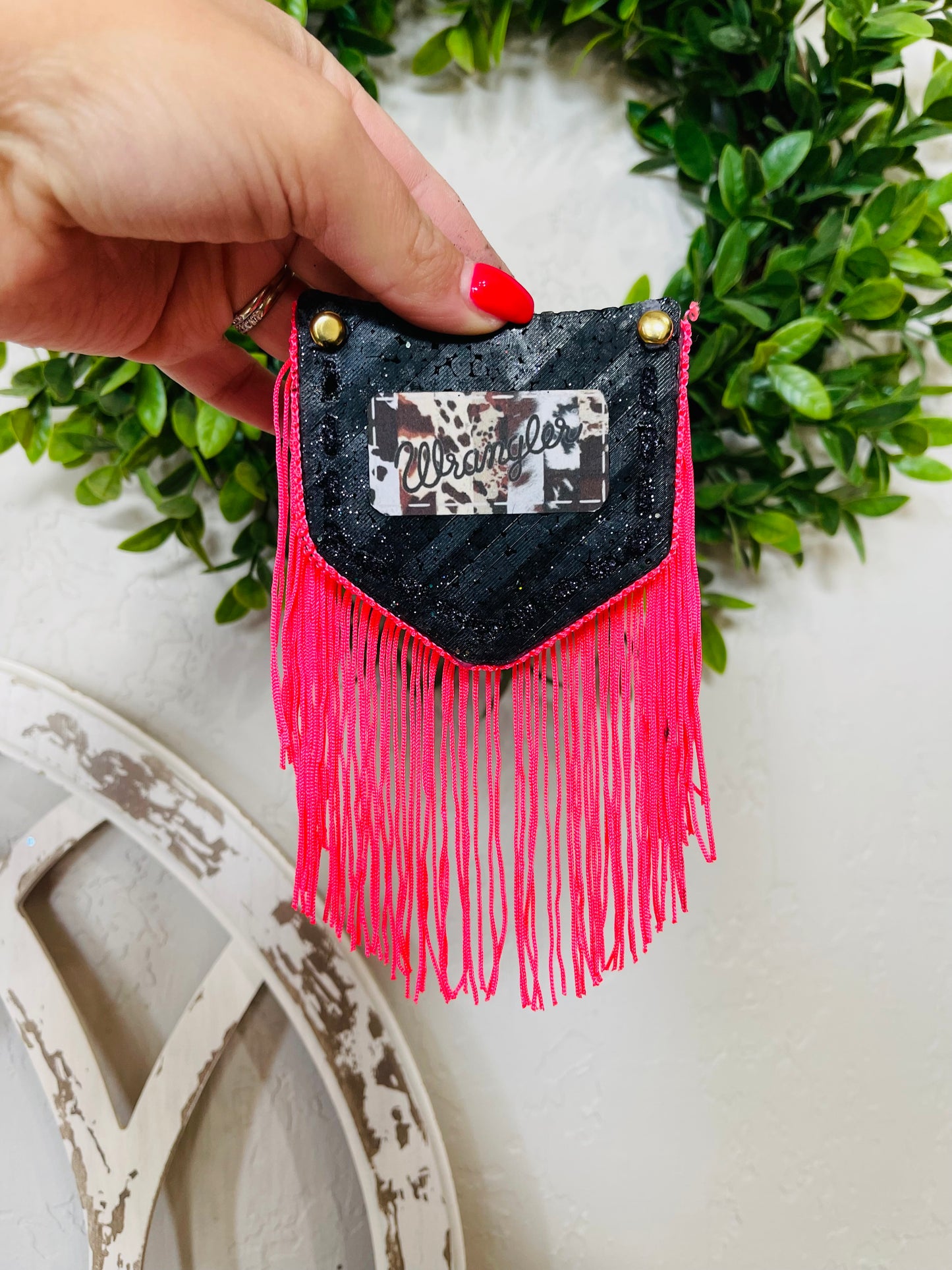 Wrangler Pocket with fringe