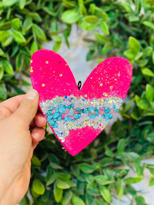 Turquoise Rock Heart