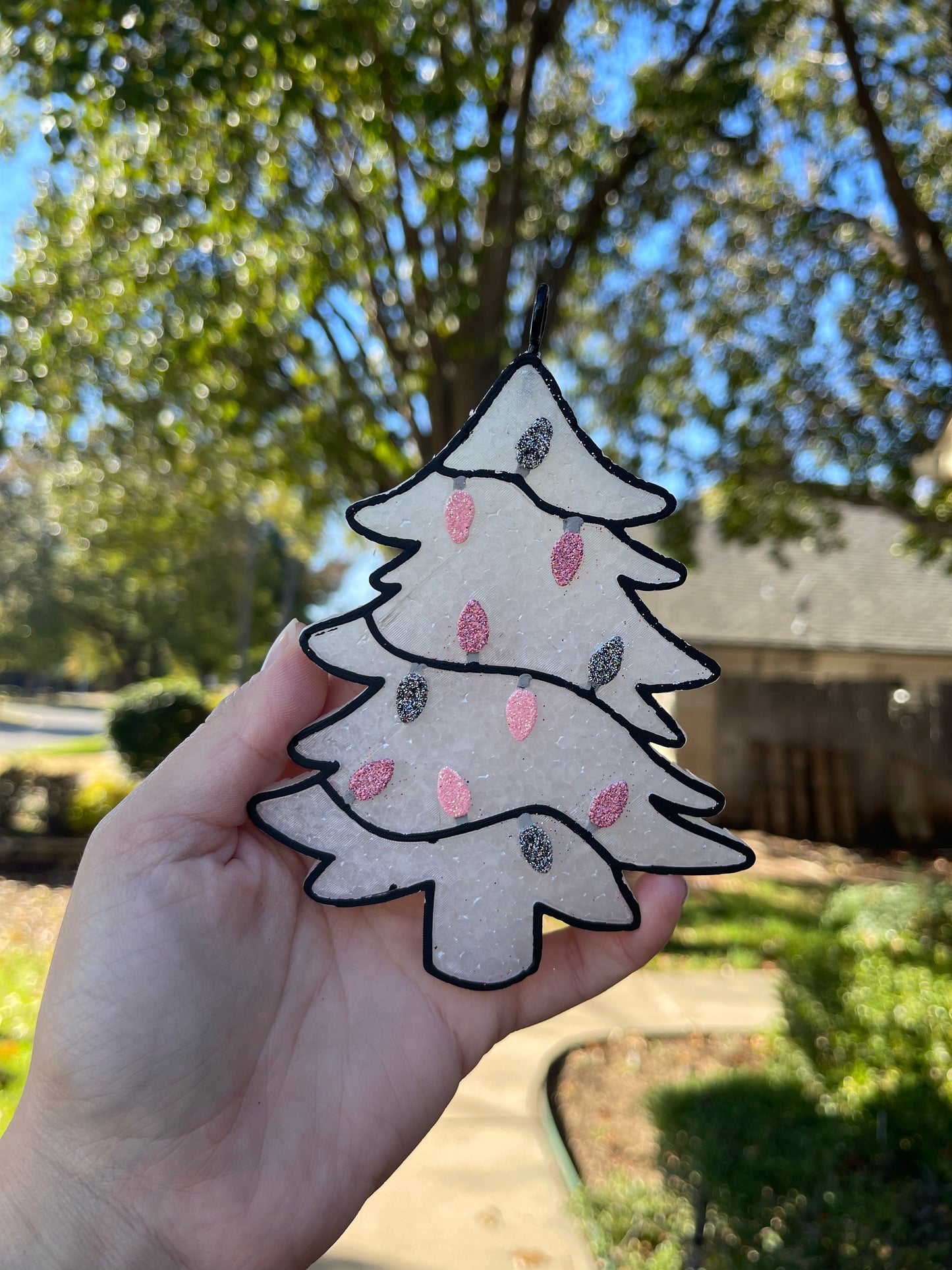 🎄Christmas Tree with Lights Pink Theme🎄