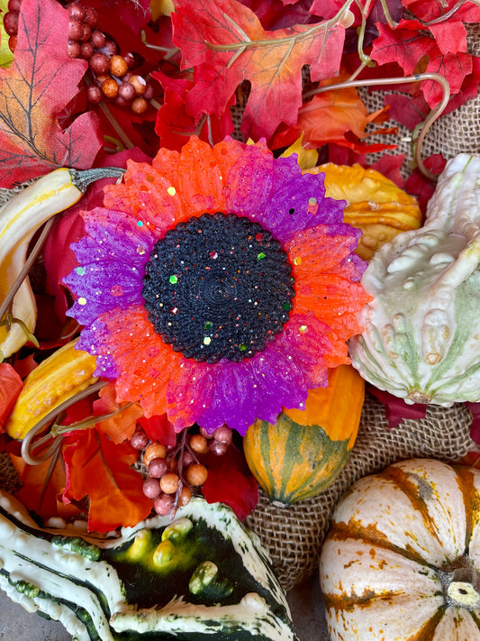 🖤💜🧡Halloween Sunflower #2🧡💜🖤